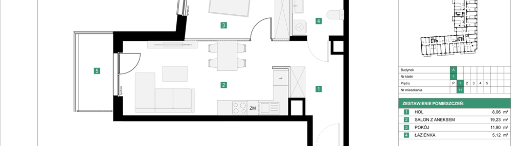 Mieszkanie w inwestycji: Osiedle Międzyleska - etap III