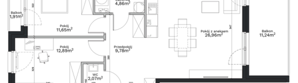 Mieszkanie w inwestycji: Podedworze 13