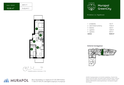 Mieszkanie w inwestycji: Murapol GreenCity bud. 2