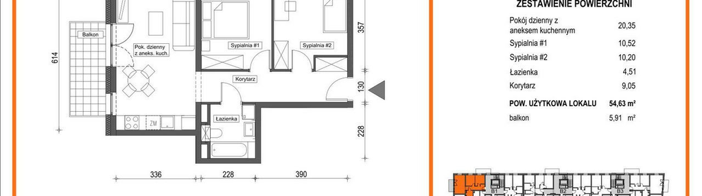 Mieszkanie w inwestycji: Zielony Brochów 7