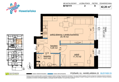 Mieszkanie w inwestycji: Osiedle Hawelańska etap III - bud. B