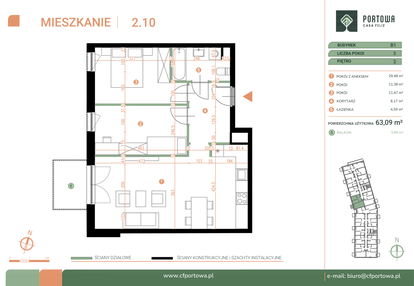 Mieszkanie w inwestycji: Casa Feliz Portowa II
