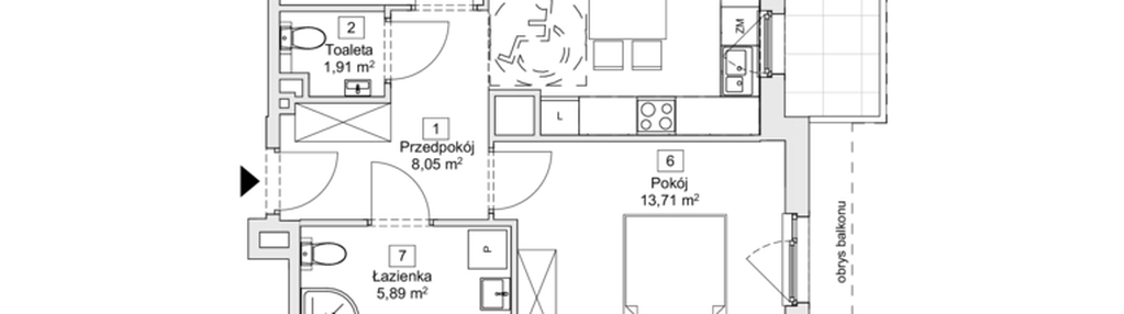 Mieszkanie w inwestycji: Zacisze Marcelin IIIa
