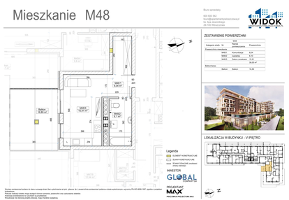 Mieszkanie w inwestycji: Apartamenty Widok Włoszczowa