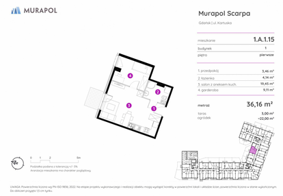 Mieszkanie w inwestycji: Murapol Scarpa