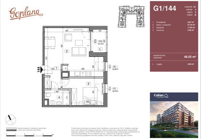 Mieszkanie w inwestycji: Goplana budynek G