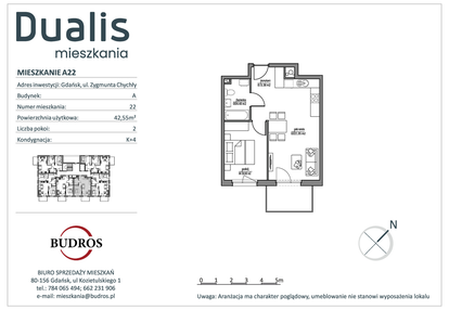 Mieszkanie w inwestycji: Dualis