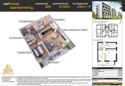 Mieszkanie w inwestycji: Osiedle Wełnowe Apartamenty