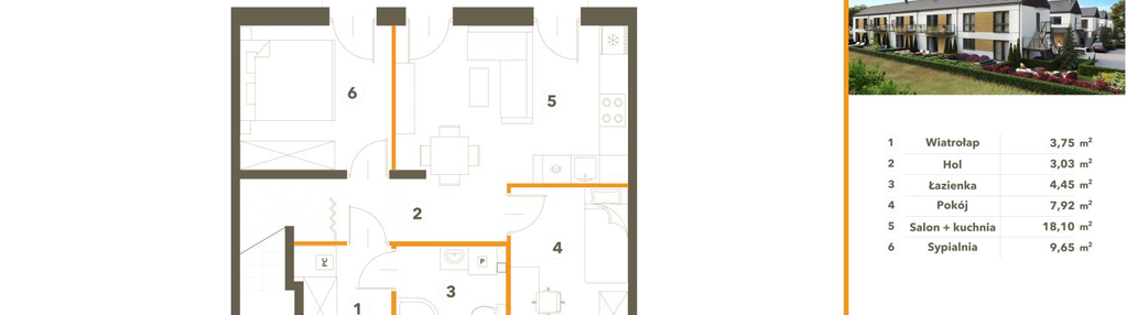 Mieszkanie w inwestycji: Słoneczny Nowy Otok - Malownicza Południe etap III