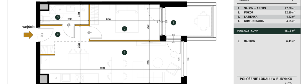 Mieszkanie w inwestycji: Ogrody Staszica