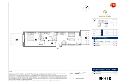 Mieszkanie w inwestycji: Apartamenty Park Matecznego Etap 2.2
