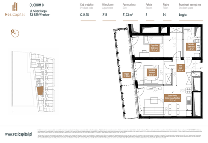 Mieszkanie w inwestycji: Quorum Apartments