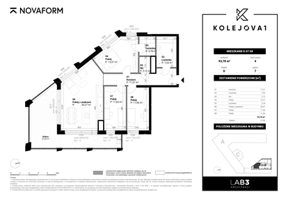 Mieszkanie w inwestycji: Kolejova 1