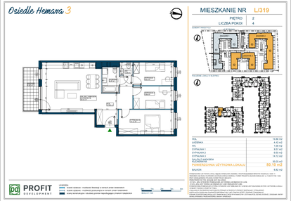 Mieszkanie w inwestycji: Osiedle Hemara - etap III bud. 2 i 3