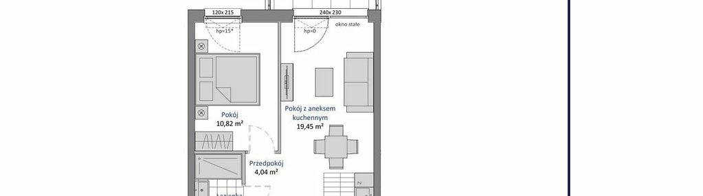Mieszkanie w inwestycji: Nowa Dąbrowa bud. DE