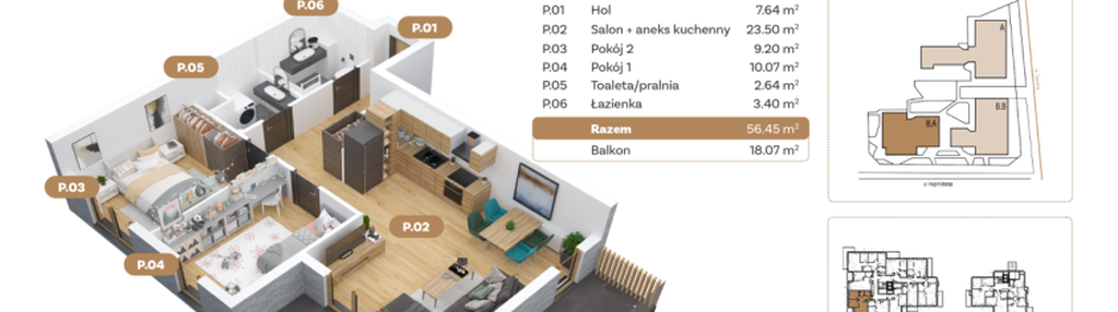 Mieszkanie w inwestycji: Teatralna 3