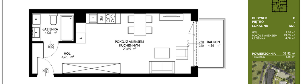 Mieszkanie w inwestycji: Triton Kampinos III