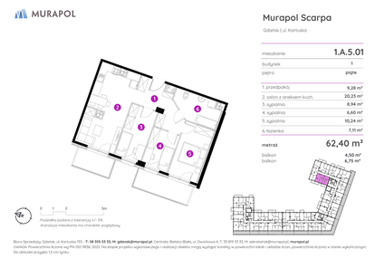 Mieszkanie w inwestycji: Murapol Scarpa