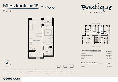 Mieszkanie w inwestycji: Boutique NIEMCZ