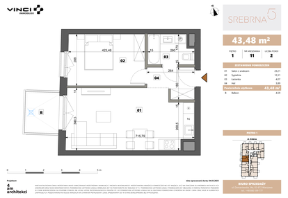 Mieszkanie w inwestycji: Srebrna 5