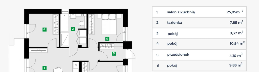 Mieszkanie w inwestycji: Słoneczny Kiełczówek etap VII