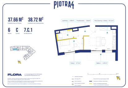 Mieszkanie w inwestycji: Piotra 4