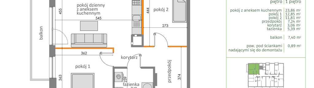 Mieszkanie w inwestycji: Zielona Przystań