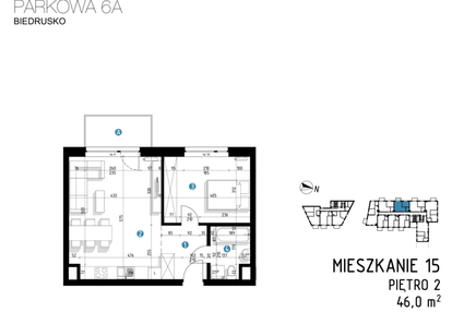 Mieszkanie w inwestycji: Parkowa 6AC - ETAP III