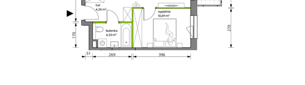 Mieszkanie w inwestycji: Trzcinowa Vita
