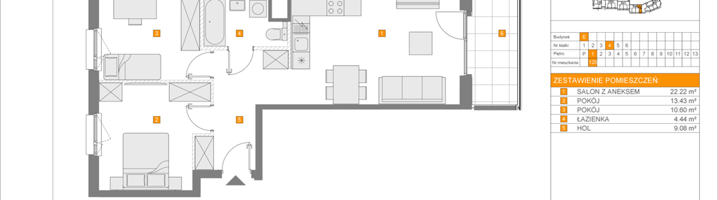Mieszkanie w inwestycji: Apartamenty Literacka etap 2.2