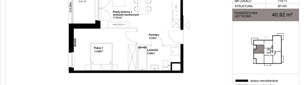 Mieszkanie w inwestycji: Strzeszyńska 77