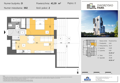 Mieszkanie w inwestycji: Dworzysko Park - Etap III