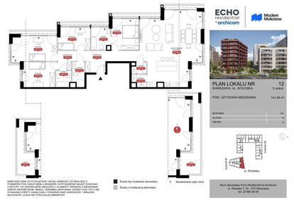 Mieszkanie w inwestycji: Modern Mokotów