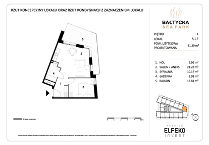 Mieszkanie w inwestycji: Bałtycka Sea Park