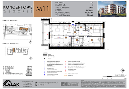 Mieszkanie w inwestycji: Koncertowe Wzgórze etap II