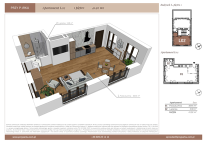 Mieszkanie w inwestycji: Przy Parku etap II