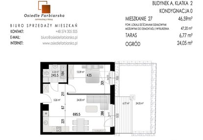 Mieszkanie w inwestycji: Osiedle Farbiarska