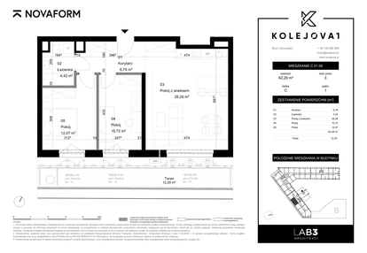Mieszkanie w inwestycji: Kolejova 1
