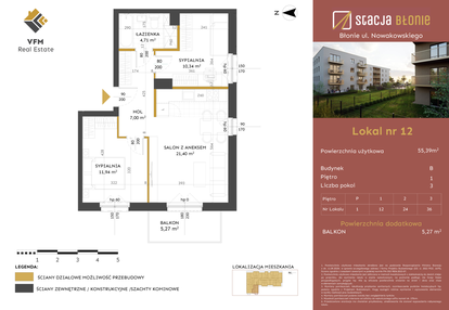 Mieszkanie w inwestycji: Stacja Błonie etap II