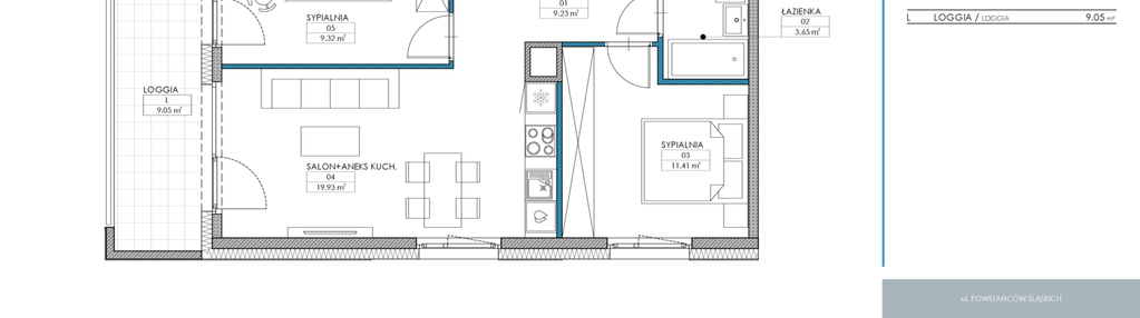 Mieszkanie w inwestycji: Nordic Powstańców Śląskich