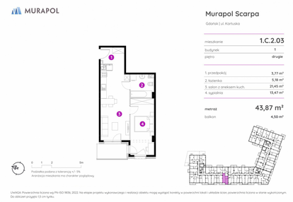 Mieszkanie w inwestycji: Murapol Scarpa