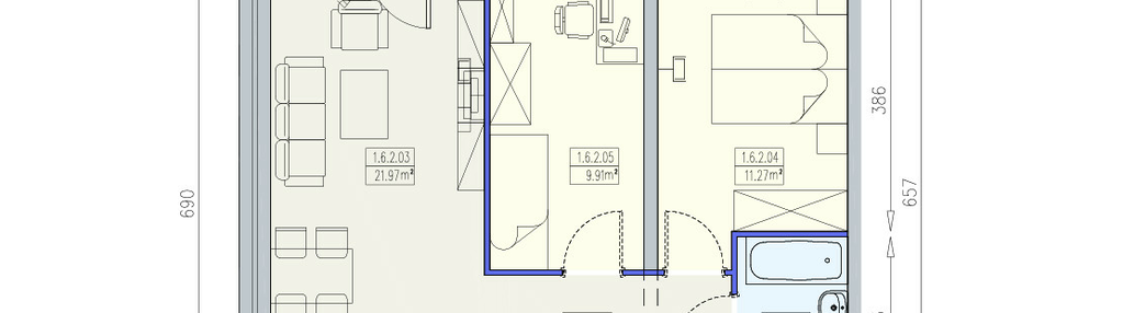Mieszkanie w inwestycji: Południk 17 - budynek K1