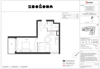 Mieszkanie w inwestycji: Zbożowa