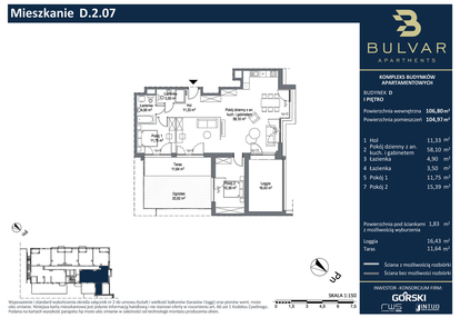 Mieszkanie w inwestycji: Bulvar Apartments - etap II