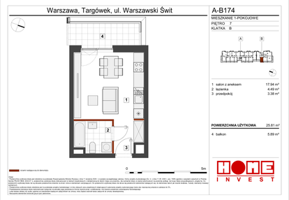 Mieszkanie w inwestycji: Warszawski Świt etap VII