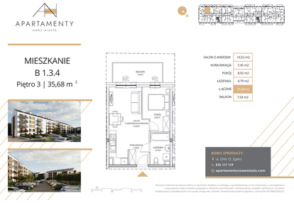 Mieszkanie w inwestycji: Apartamenty Nowe Miasto