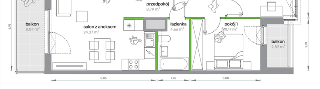 Mieszkanie w inwestycji: M Bemowo