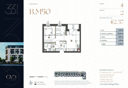 Mieszkanie w inwestycji: Kopcińskiego 33