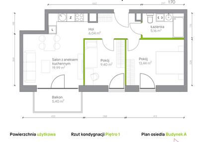 Mieszkanie w inwestycji: Jesionowa Vita