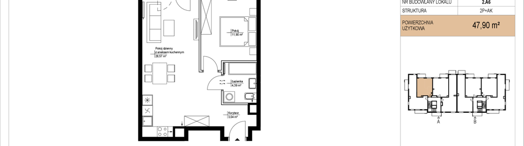 Mieszkanie w inwestycji: Gombrowicza 33 - etap II